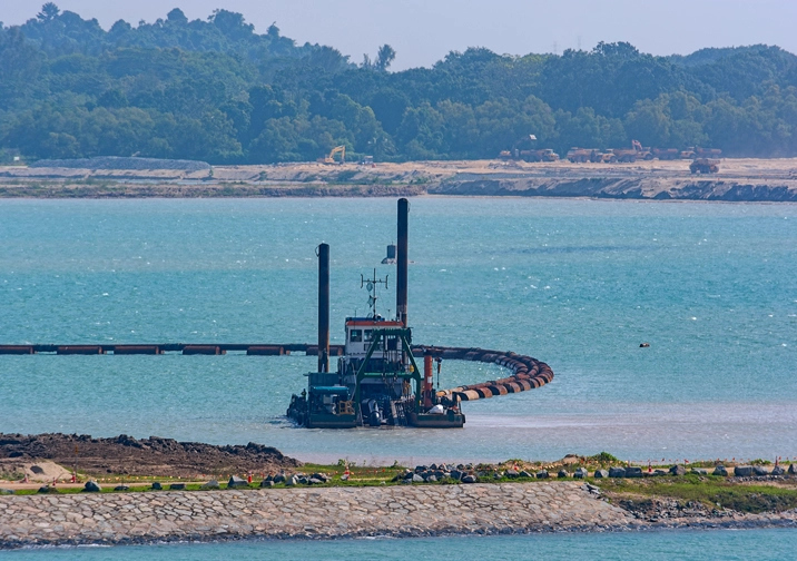 Industrial Rubber Hose Used in Dredging