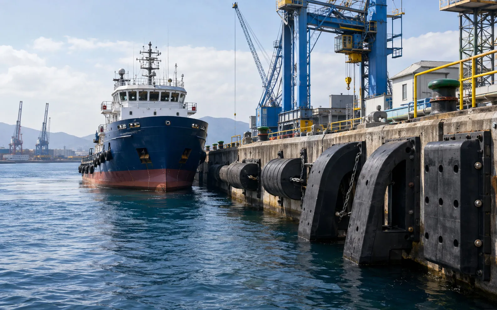 Types of Marine Fenders Types of Marine Fenders